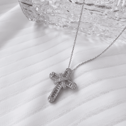 [Lumi Jewelry]Gypsophila With Dimonds Necklace
