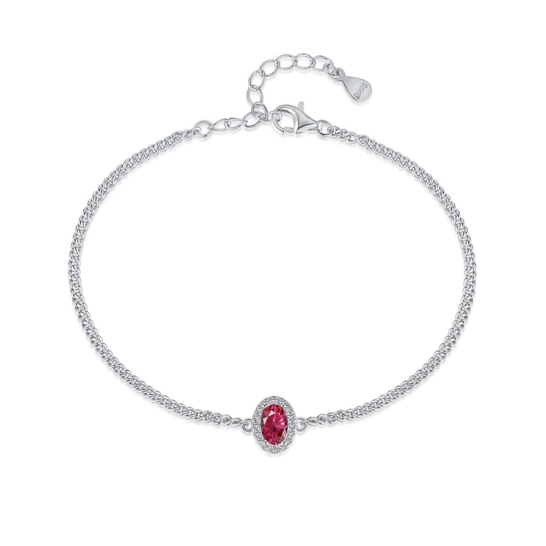 [Lumi Jewelry]Exquisite Oval Shape Bracelet