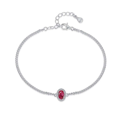 [Lumi Jewelry]Exquisite Oval Shape Bracelet