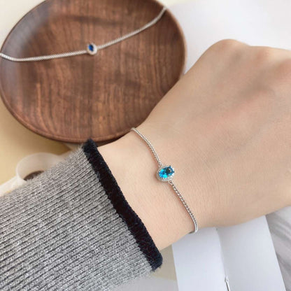 [Lumi Jewelry]Exquisite Oval Shape Bracelet