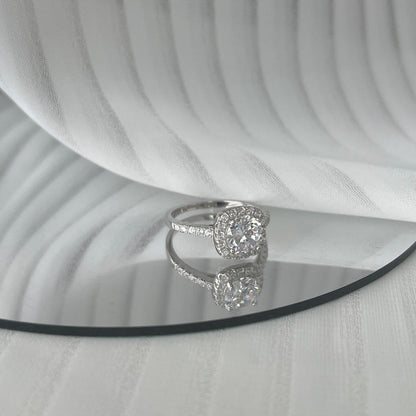 [Lumi Jewelry]Dazzling Resplendent Round Cut Wedding Ring