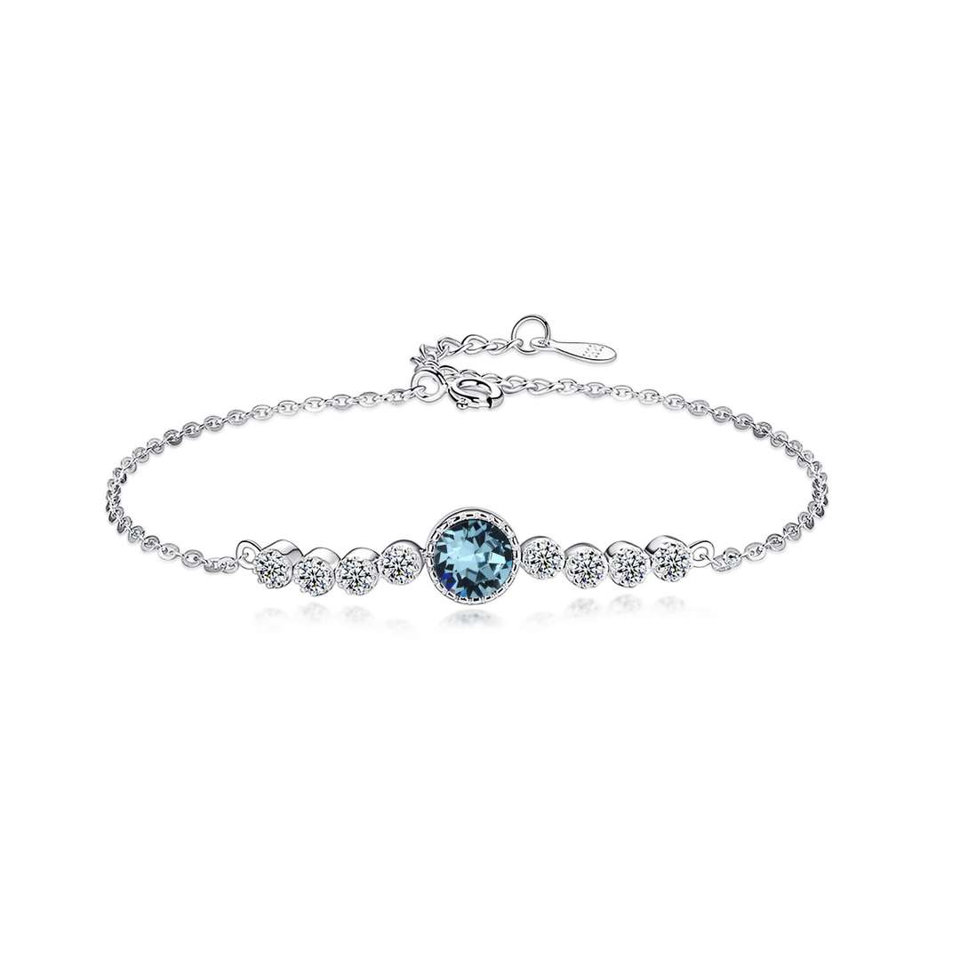 [Lumi Jewelry]Luxurious Heart Of The Ocean Bracelet