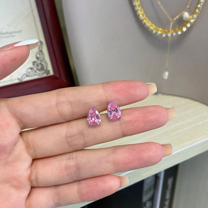 [Lumi Jewelry]Ornate Water Drop Shape Earrings