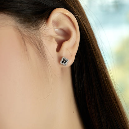 [Lumi Jewelry]Four-Leaf Clover Flower Shaped Earrings