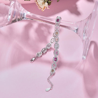 [Lumi Jewelry]Exquisite Ornate Emerald Cut Daily Bracelet