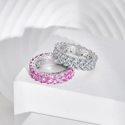 [Lumi Jewelry]Sparkling Full Heart Ring