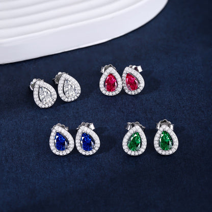 [Lumi Jewelry]Luxurious Water Drop Shape Earrings