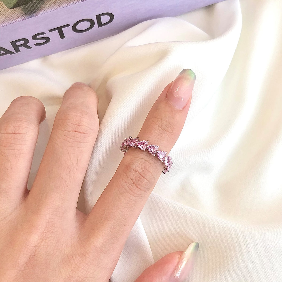 [Lumi Jewelry]0.25 Carat Radiant Romance Heart Cut Lover Ring