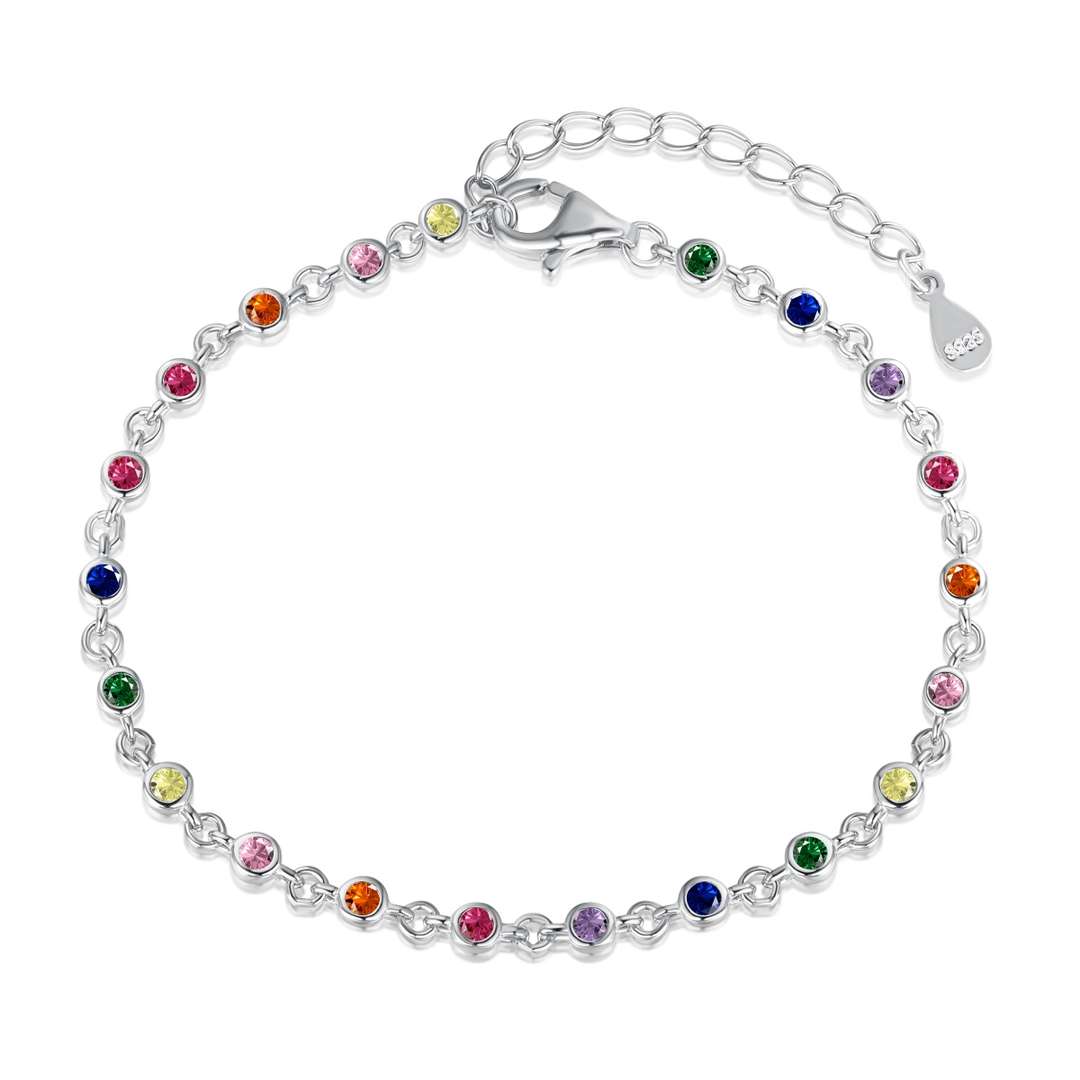 [Lumi Jewelry]Colorful Bead Array Bracelet