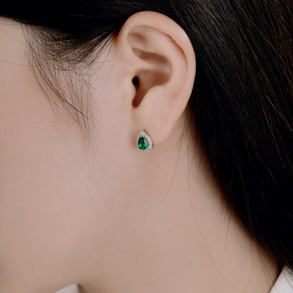 [Lumi Jewelry]Luxurious Water Drop Shape Earrings