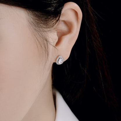[Lumi Jewelry]Luxurious Water Drop Shape Earrings