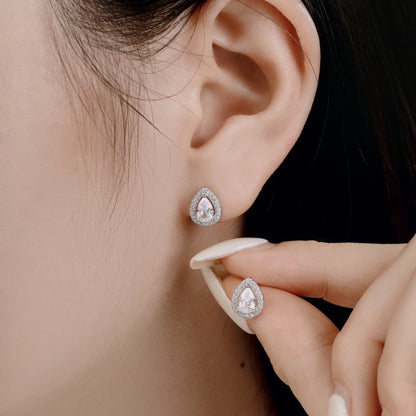 [Lumi Jewelry]Luxurious Water Drop Shape Earrings