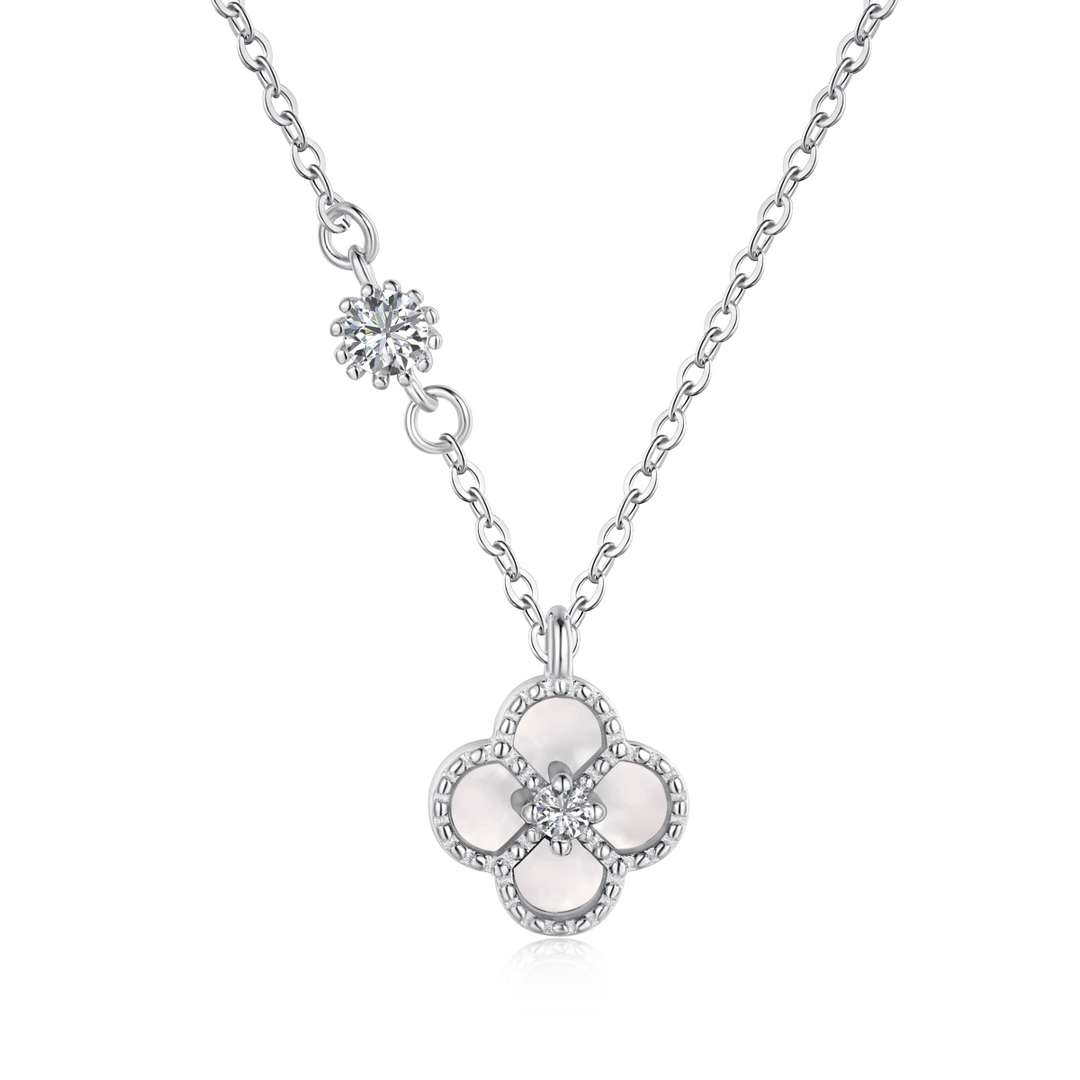 [Lumi Jewelry]Delicate Flower Shape Necklace