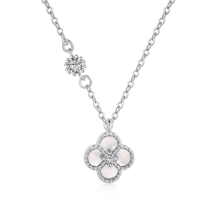 [Lumi Jewelry]Delicate Flower Shape Necklace