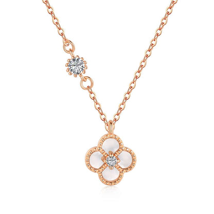 [Lumi Jewelry]Delicate Flower Shape Necklace