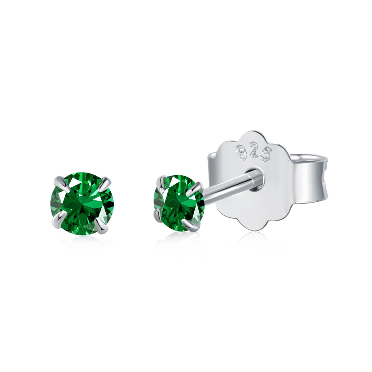 [Lumi Jewelry]Delicate Solitaire Earrings