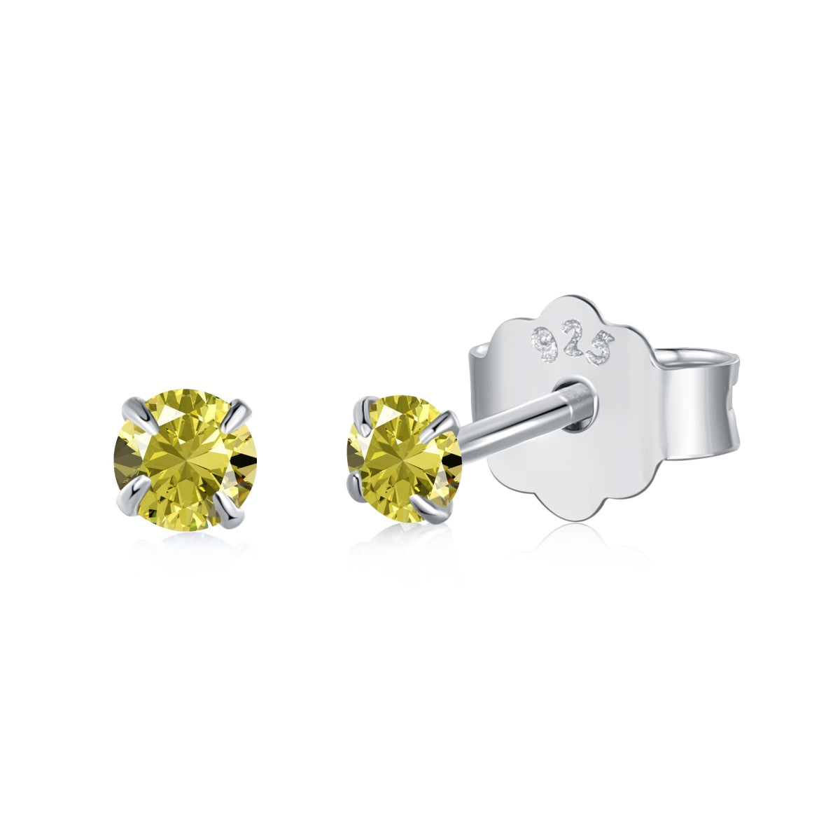 [Lumi Jewelry]Delicate Solitaire Earrings