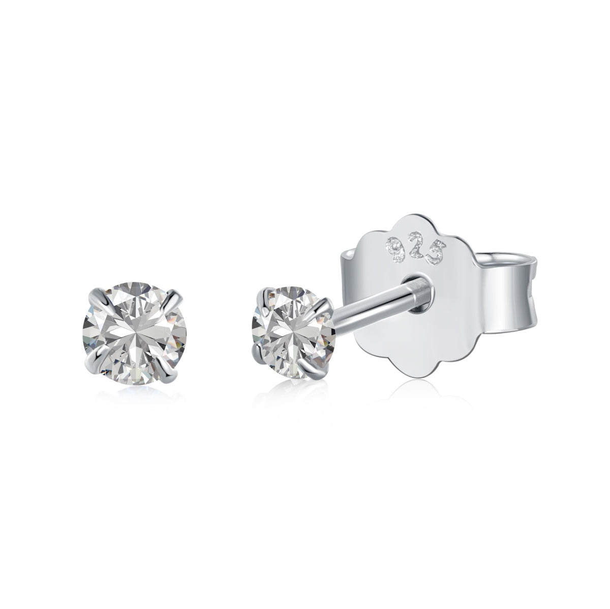 [Lumi Jewelry]Delicate Solitaire Earrings