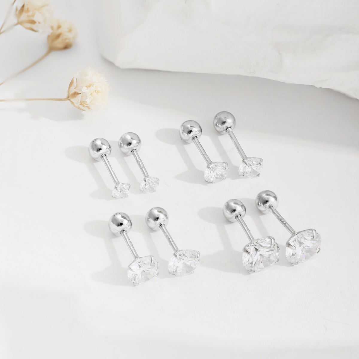 [Lumi Jewelry]Unique U-Shaped Ear Bone Earrings