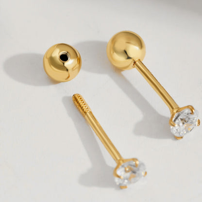 [Lumi Jewelry]Unique U-Shaped Ear Bone Earrings