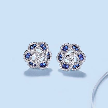 [Lumi Jewelry]Exquisite Flower Shape Daily Earrings