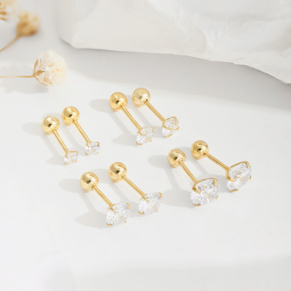 [Lumi Jewelry]Unique U-Shaped Ear Bone Earrings