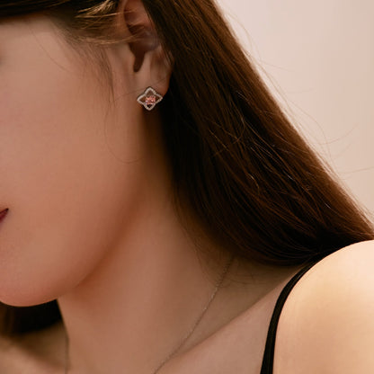 [Lumi Jewelry]Elegant Star Shape Princess Cut Daily Earrings