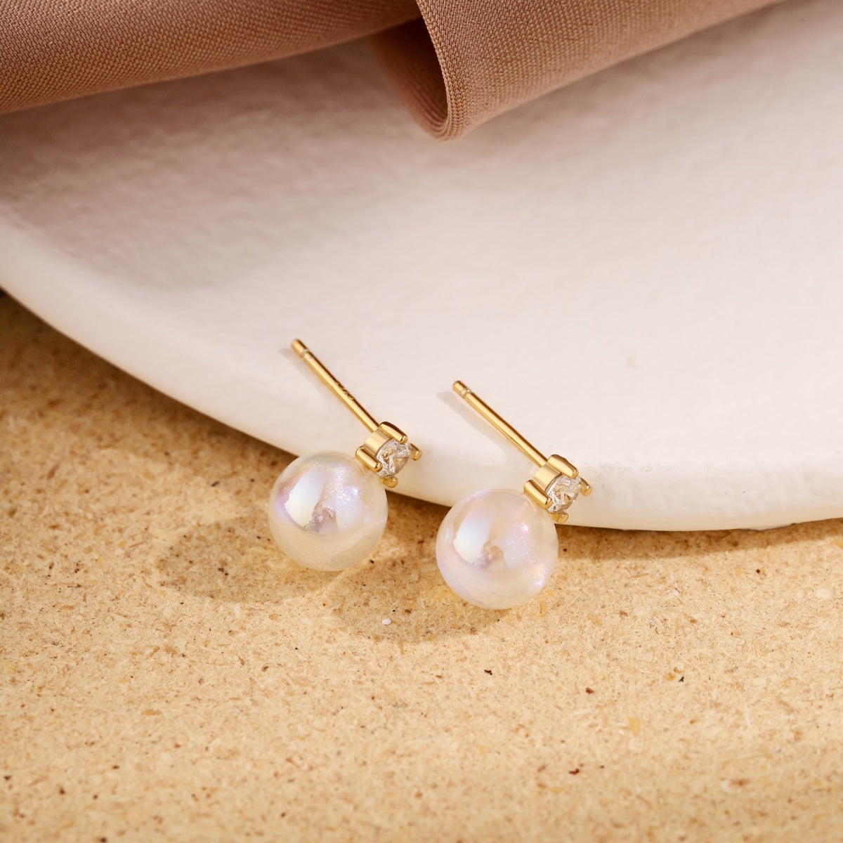 [Lumi Jewelry]Symphony Mermaid Pearl Earrings