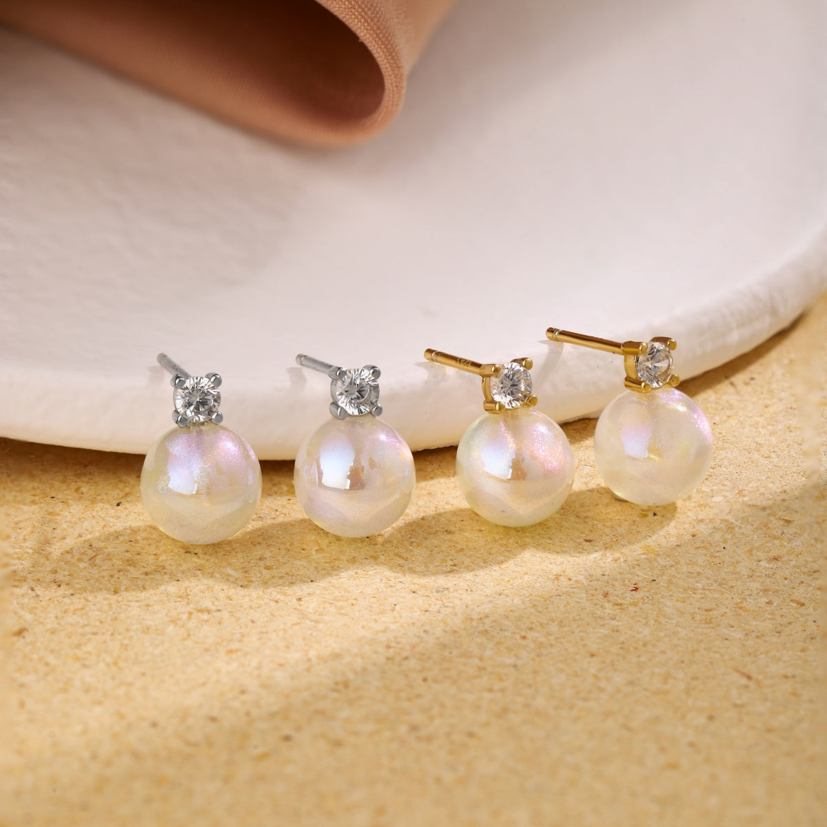 [Lumi Jewelry]Symphony Mermaid Pearl Earrings