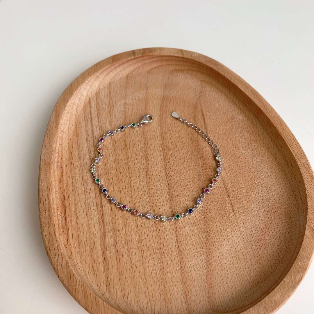 [Lumi Jewelry]Colorful Bead Array Bracelet