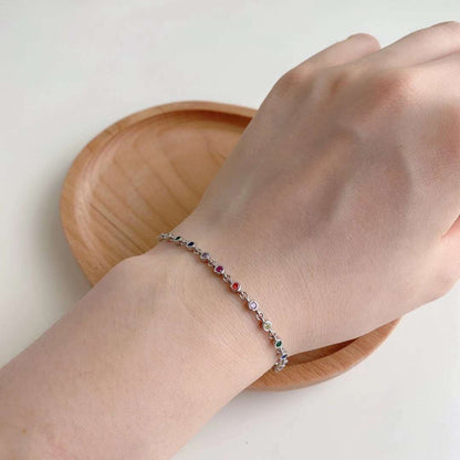 [Lumi Jewelry]Colorful Bead Array Bracelet