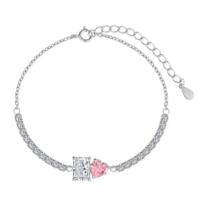[Lumi Jewelry]Dazzling Unique Multi Shape Lover Bracelet