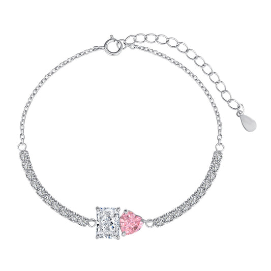 [Lumi Jewelry]Dazzling Unique Multi Shape Lover Bracelet