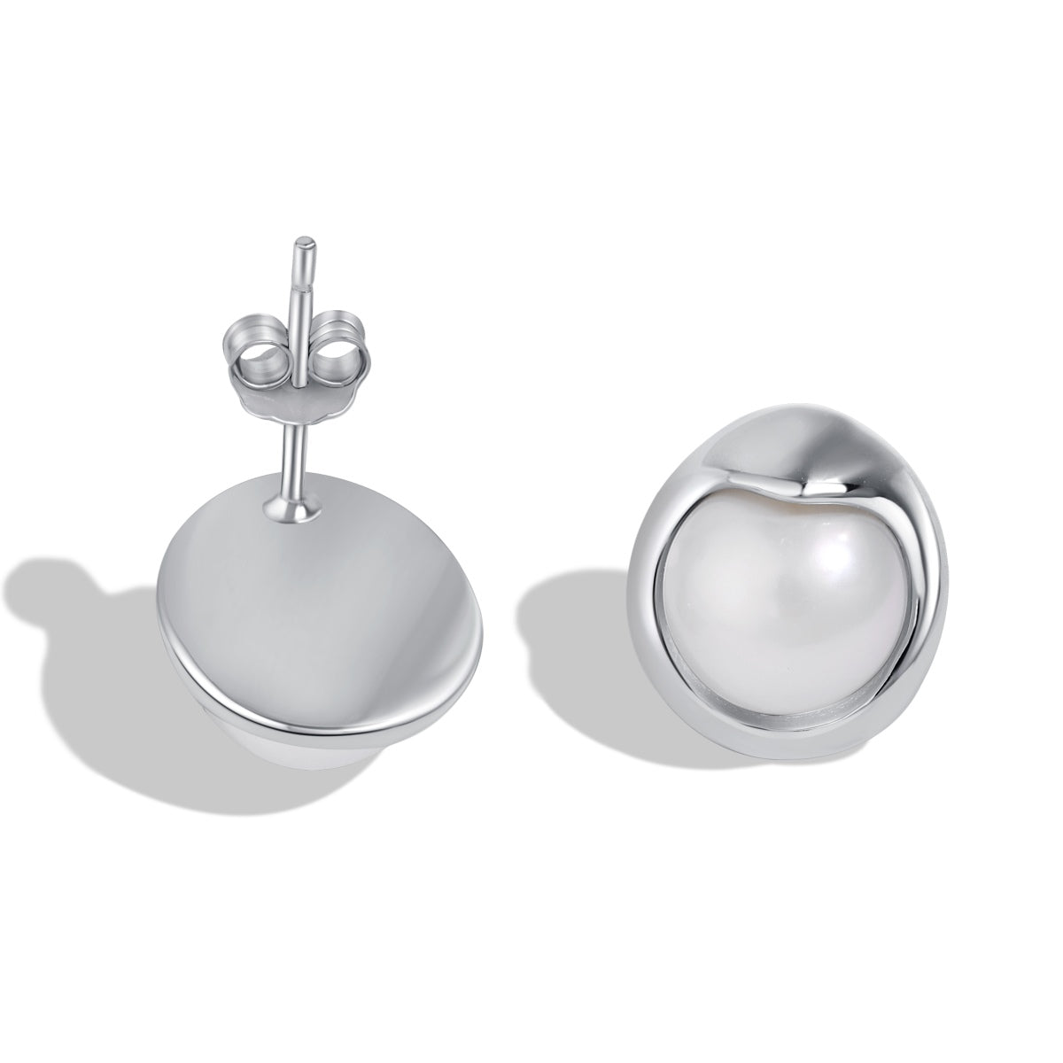 [Lumi Jewelry]Dainty Bread Pearl Earrings