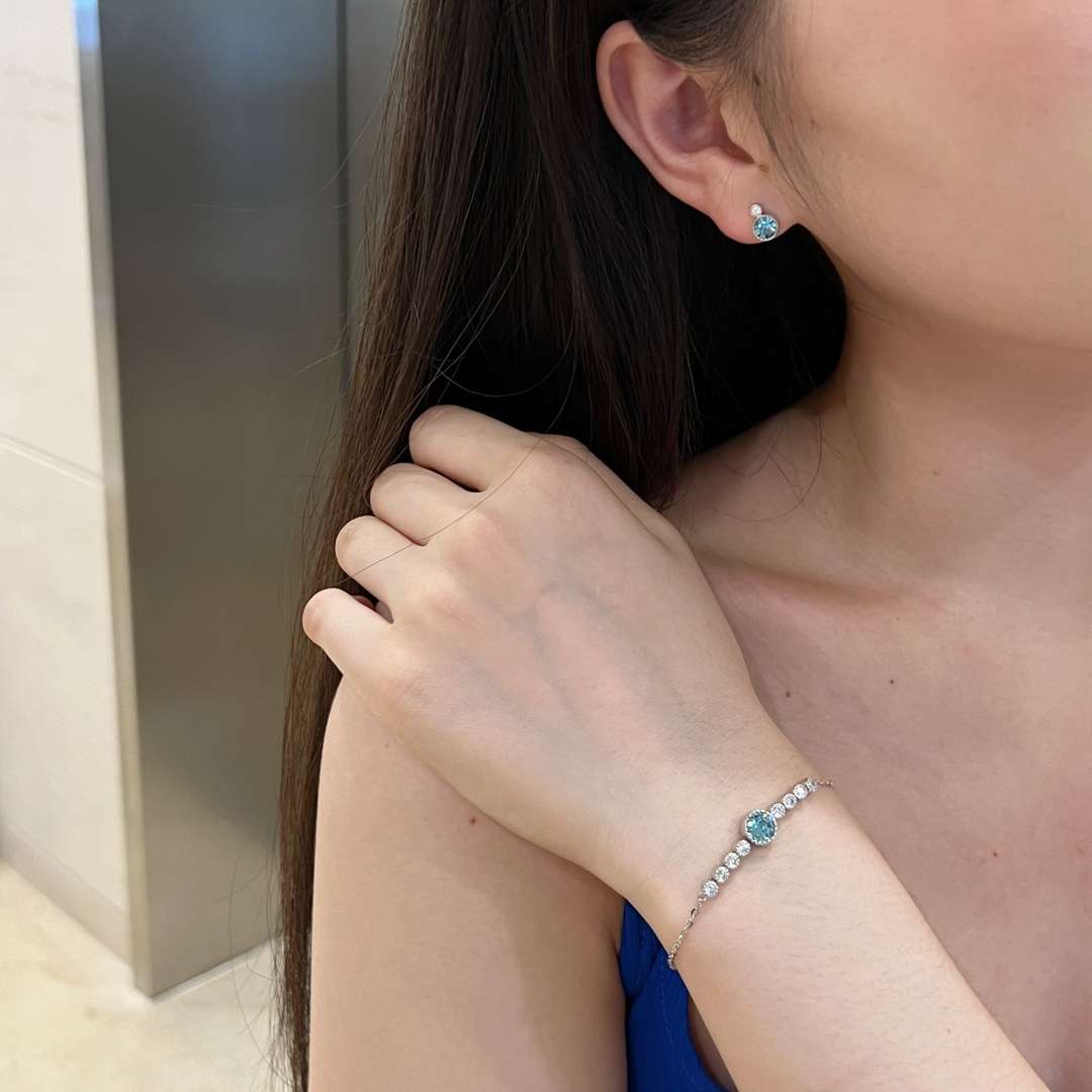 [Lumi Jewelry]Luxurious Heart Of The Ocean Bracelet