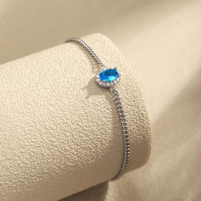 [Lumi Jewelry]Exquisite Oval Shape Bracelet