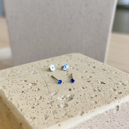 [Lumi Jewelry]Delicate Solitaire Earrings