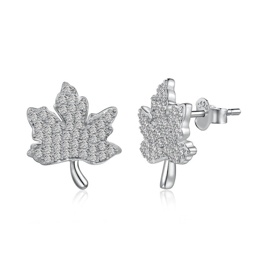 [Lumi Jewelry]Exquisite Maple Leaf Design Earrings