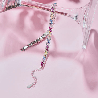 [Lumi Jewelry]Ornate Sparkling Multi Cut Party Bracelet