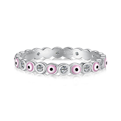 [Lumi Jewelry]Sparkling Vibrant Round Shape Daily Ring