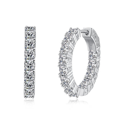 [Lumi Jewelry]Unique Round Cut Daily Earrings