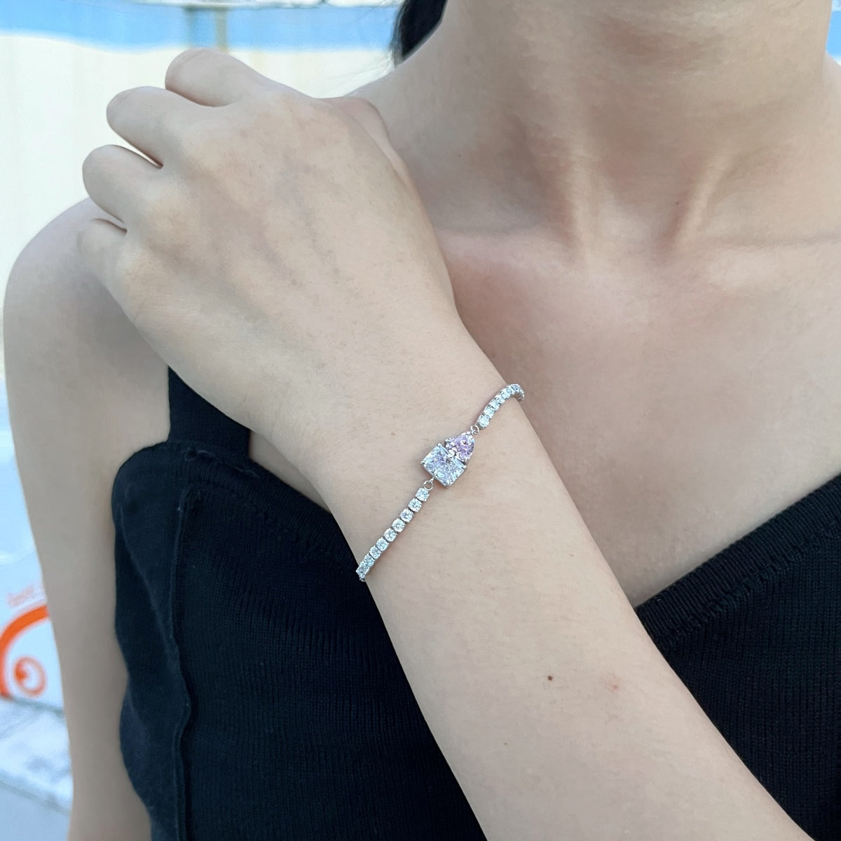 [Lumi Jewelry]Dazzling Unique Multi Shape Lover Bracelet