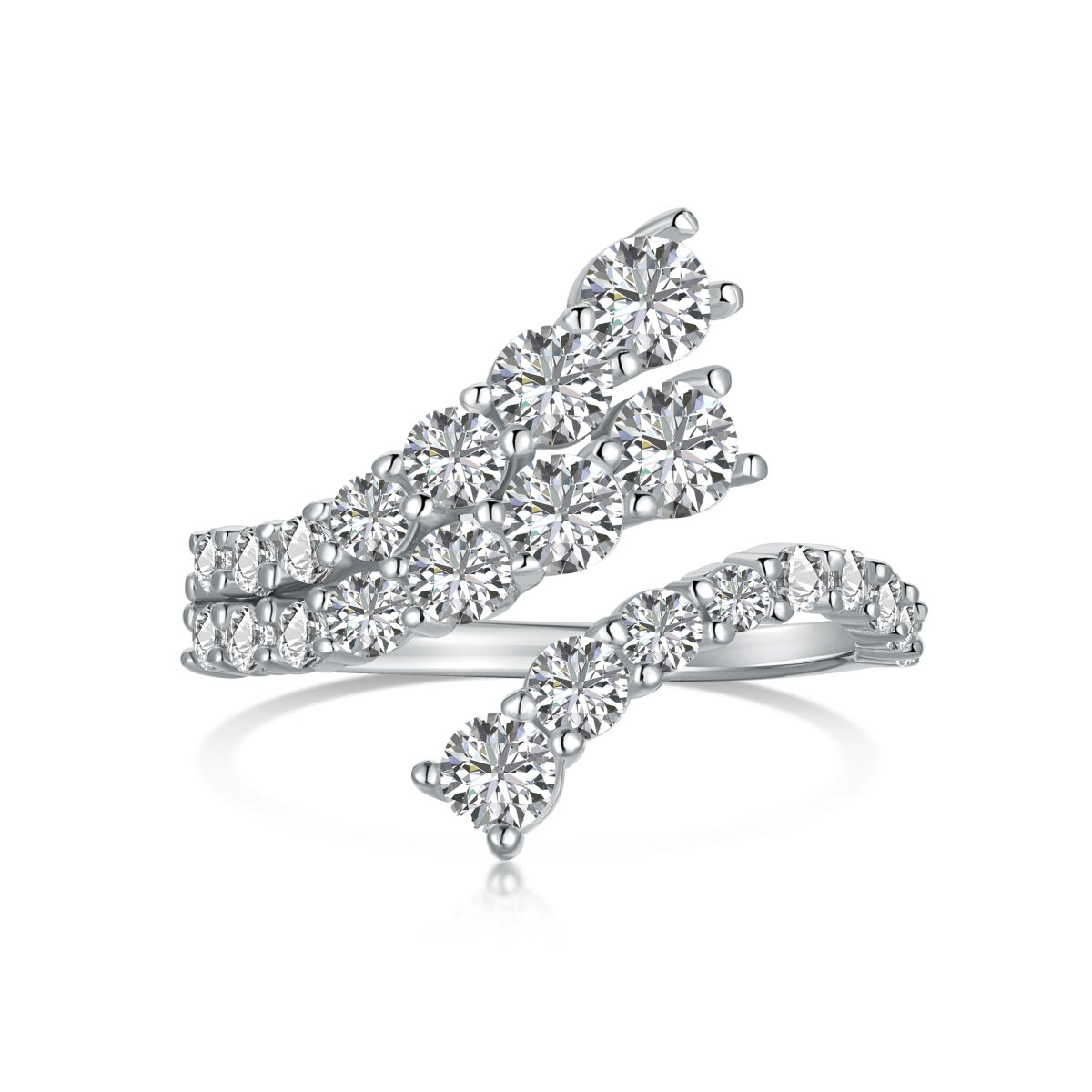 [Lumi Jewelry]Unique Vivid Snake Shape Daily Ring