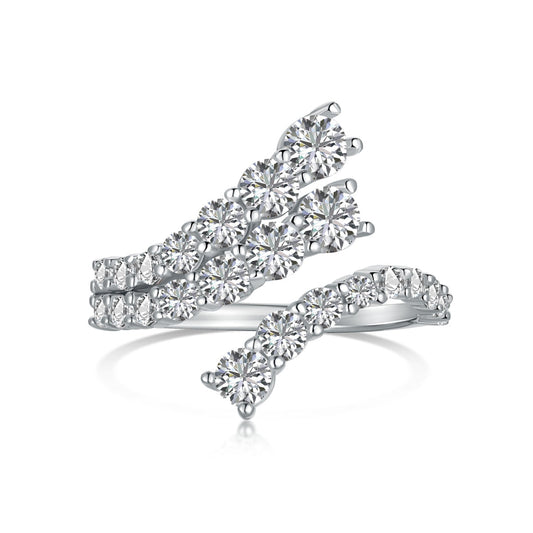 [Lumi Jewelry]Unique Vivid Snake Shape Daily Ring