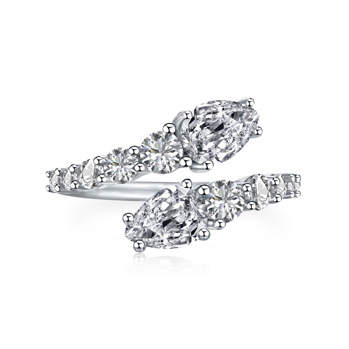 [Lumi Jewelry]Delicate Lively Snake Shape Daily Ring