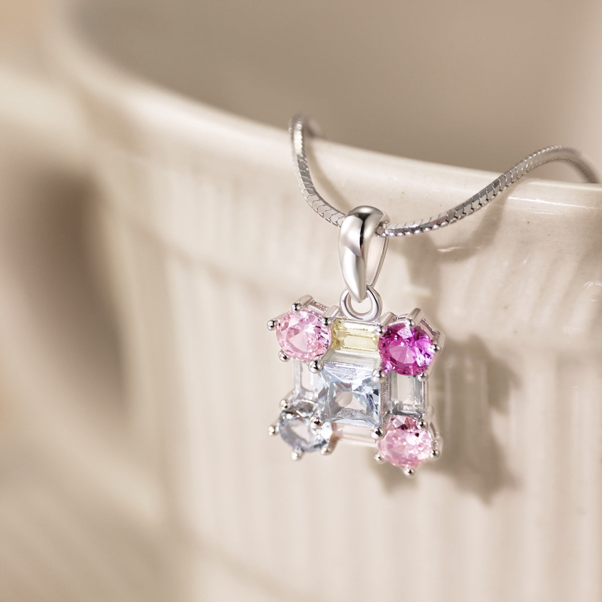 [Lumi Jewelry]Gorgeous Multi Colorful Necklace