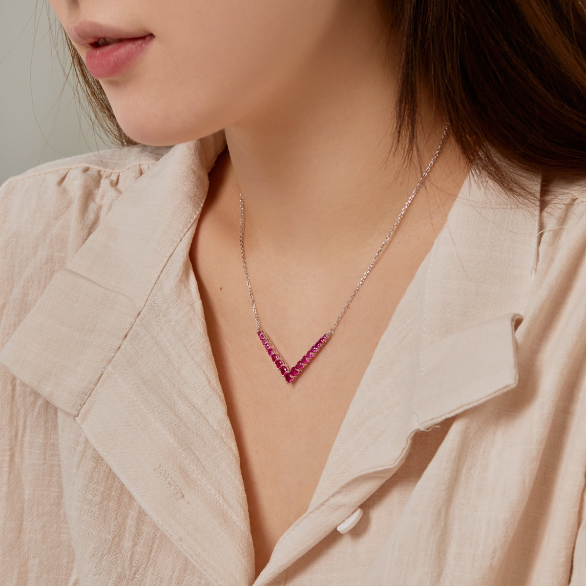 [Lumi Jewelry]Ornate Round Cut Necklace