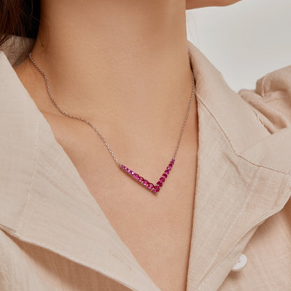 [Lumi Jewelry]Ornate Round Cut Necklace