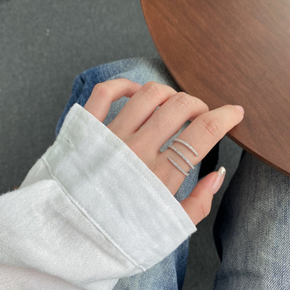 [Lumi Jewelry]Unique Vibrant Entangle Daily Ring