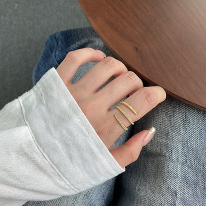 [Lumi Jewelry]Unique Vibrant Entangle Daily Ring